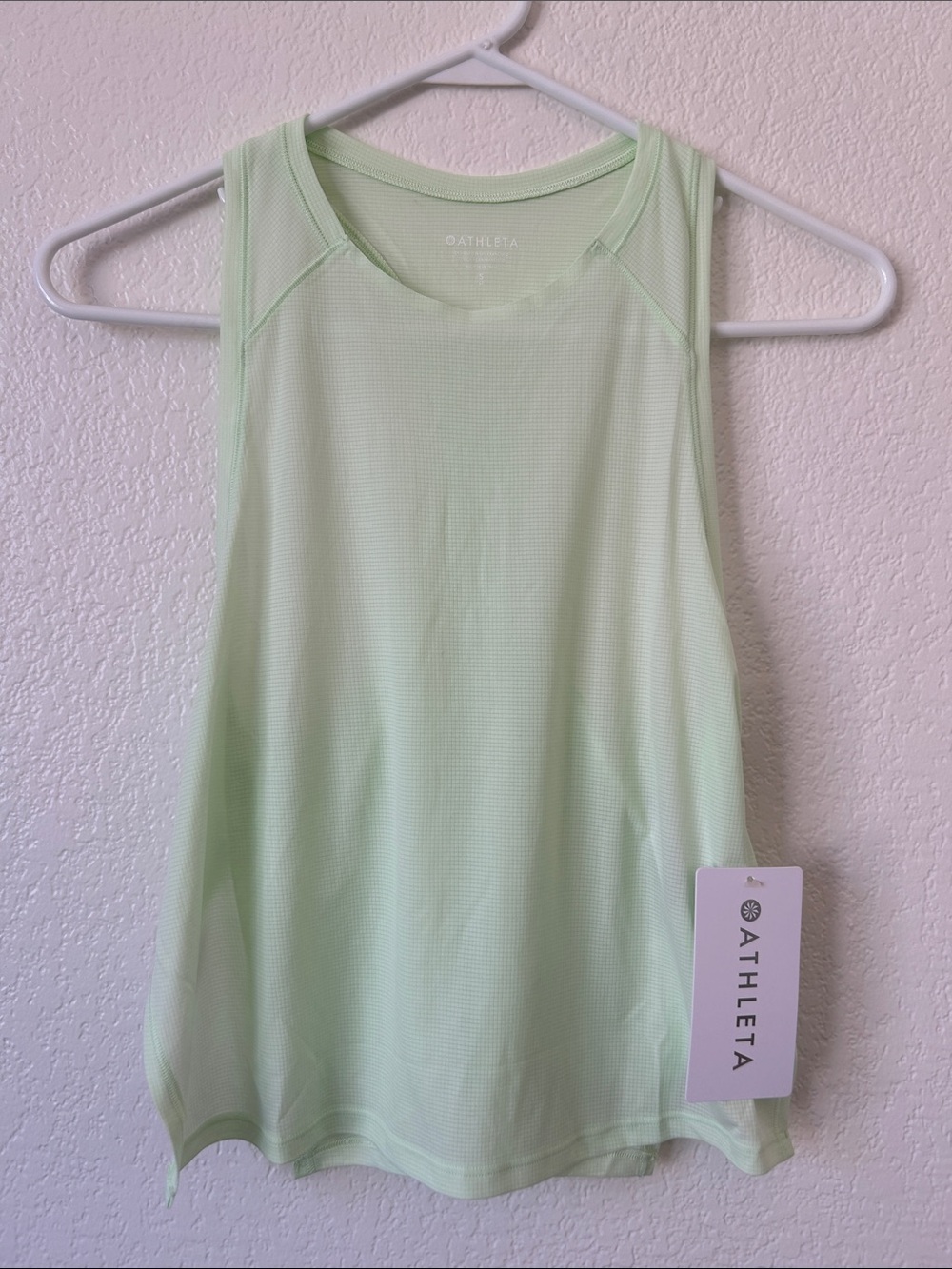 Athleta Light Mint Mesh Performance Tank